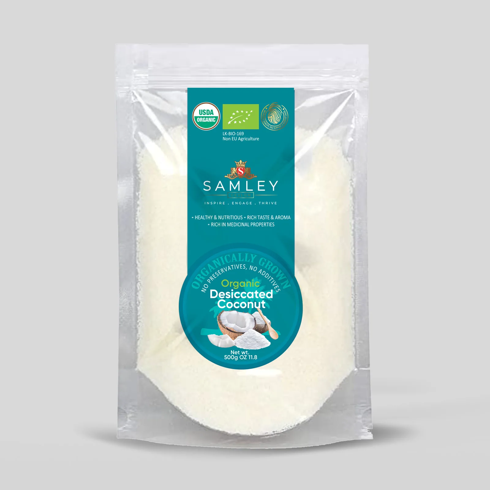 Organic Dessicated Coconut (Fine) 500g